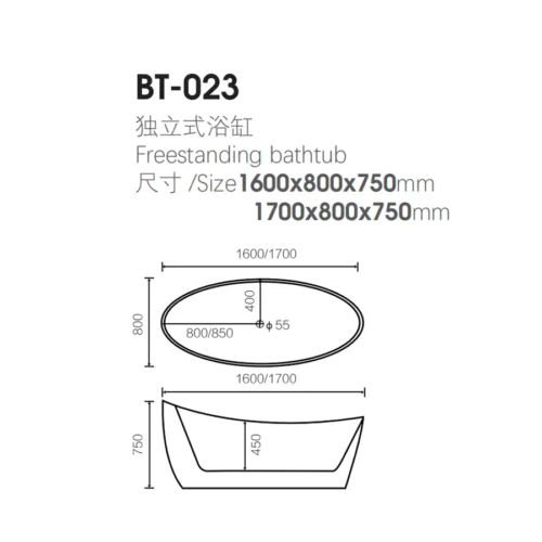 Best Free Standing Bathtub Factory China dimensions