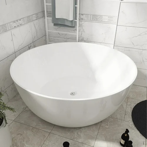 Round White Modern Bathtub Wholesale​​ in UAE