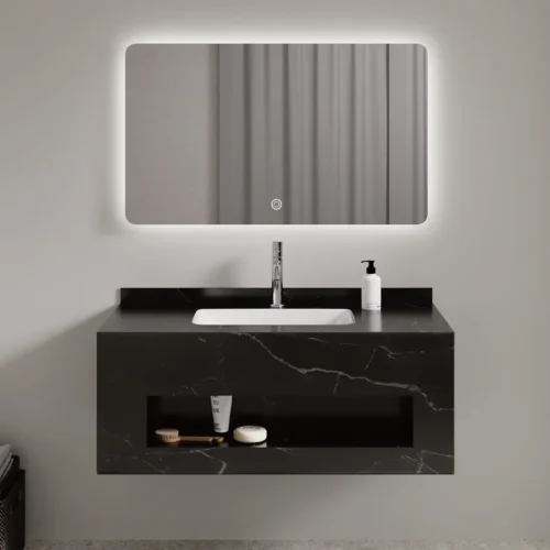 Black Bathroom Vanity Cabinet Combo​