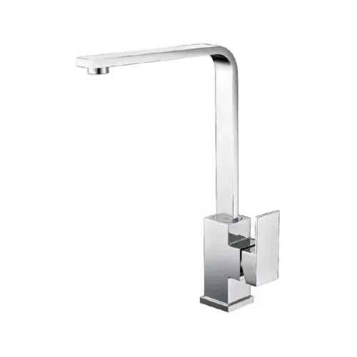 One Hole Kitchen Faucet Polished Chrome Silver