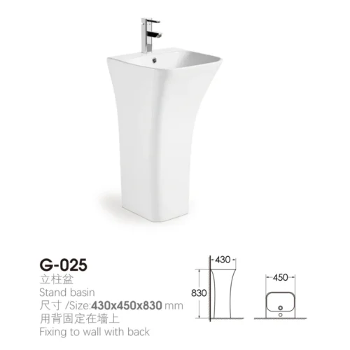 Bathroom Basin Malaysia​​ China in UAE size chart