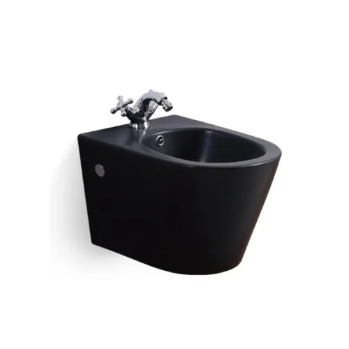 Black Wall Hung Bidet Use