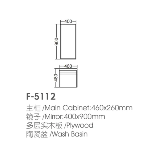 Designer Wall Hung Vanity Units​ in Saudi Arabia dimensions