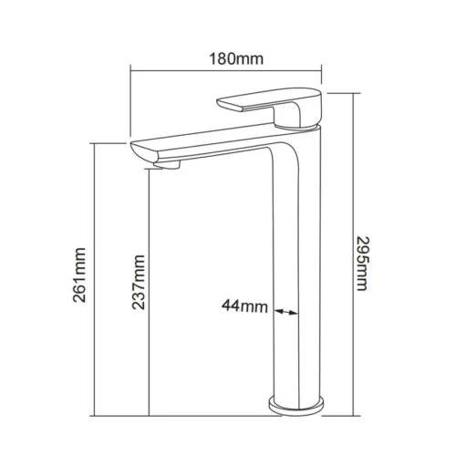 Bathroom Sink Faucets Gray​​​​ in Saudi Arabia dimensions