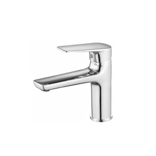 Silver Single Hole Bathroom Faucet​​ in UAE​​