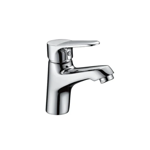 Chrome Single Hole Bathroom Basin Faucet​​​​ in UAE