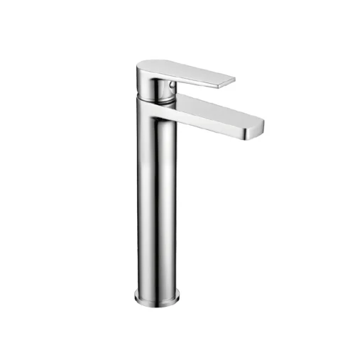 Single Hole Bathroom Sink Faucet​ Silver​ in UAE