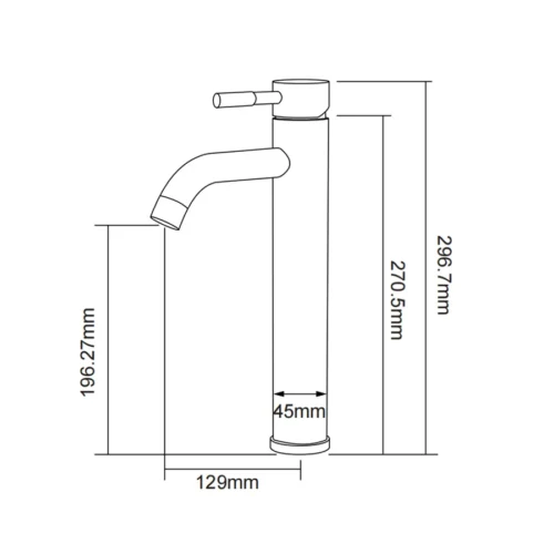 Deck Mounted Bathroom Faucet Factory China​​​ dimensions