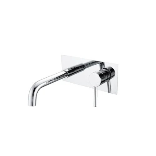 Wall Mounted Bathroom Basin Faucet Silver​​​