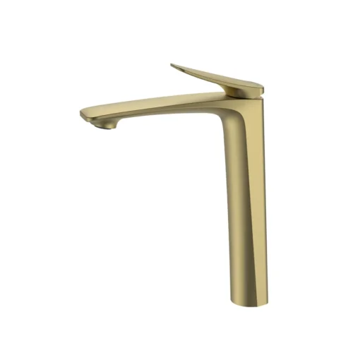 Gold Deck Mount Bathroom Faucet​​