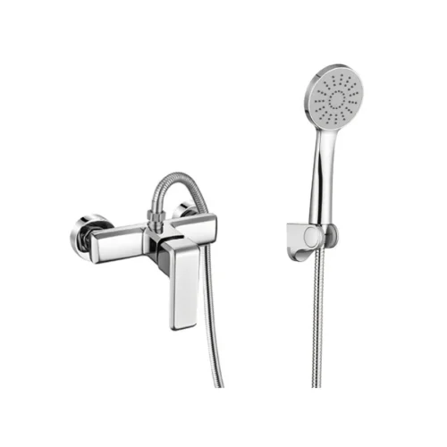 Silver Shower Faucet With Hot & Cold Water Handheld in UAE​​​​