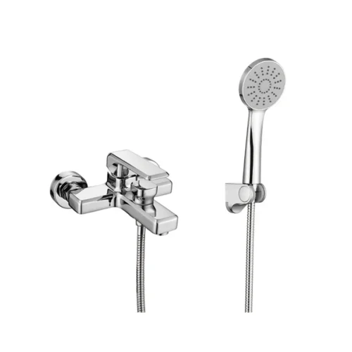 2 Hole Bathroom Shower Faucet With Handheld​​​​ in UAE​​​​