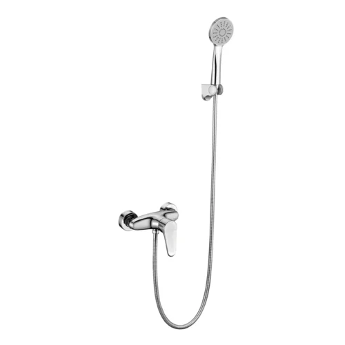 Single Hole Bathroom Shower Faucet Silver​​​​ in UAE