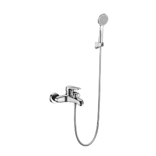 Silver Faucet With Shower Head Handheld​ in UAE