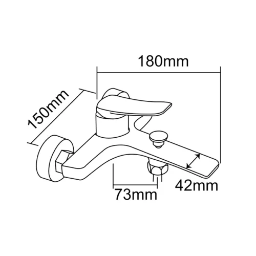 Single Home Shower Faucet Set​ Wholesale Price dimensions