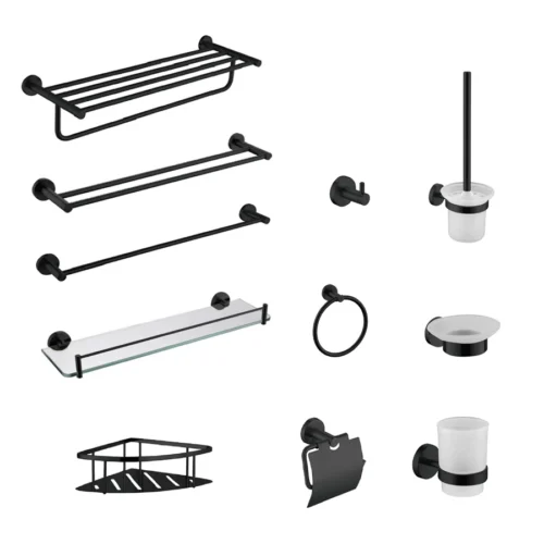 Black Bathroom Set Accessories Company China