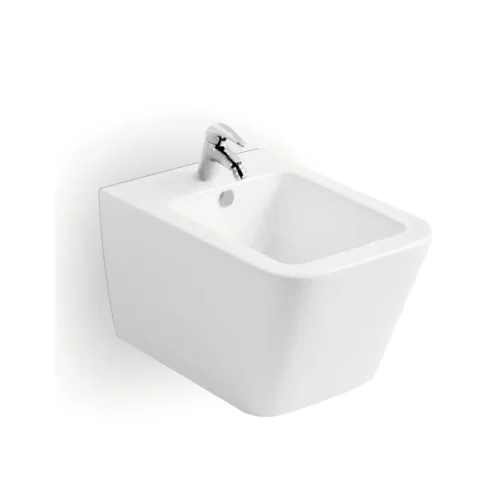 White Single Hole Wall Hung Wash Basin