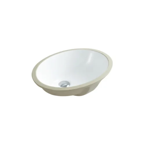 White Countertop Semi Inset Basin Factory